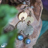 Boucles d'Oreilles "Sundala" Labradorite - Illustrations & Bijoux fantaisie ClairObscur Art