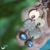 Boucles d'Oreilles "Sundala" Labradorite - Illustrations & Bijoux fantaisie ClairObscur Art