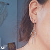 Boucles d'Oreilles Gothique, acier inoxydable - Illustrations & Bijoux fantaisie ClairObscur Art