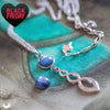 Collier "Ananta" Cyanite - Illustrations & Bijoux fantaisie ClairObscur Art