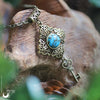 Collier "Le Secret" Turquoise, personnalisable - Illustrations & Bijoux fantaisie ClairObscur Art