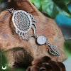 Collier "Sri Yantra Lotus" Quartz rose personnalisable - Illustrations & Bijoux fantaisie ClairObscur Art