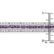 Balboa Purple Cubic Zirconia Bracelet
