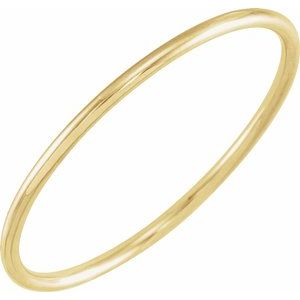 Stackable Ring - 14K Yellow Gold