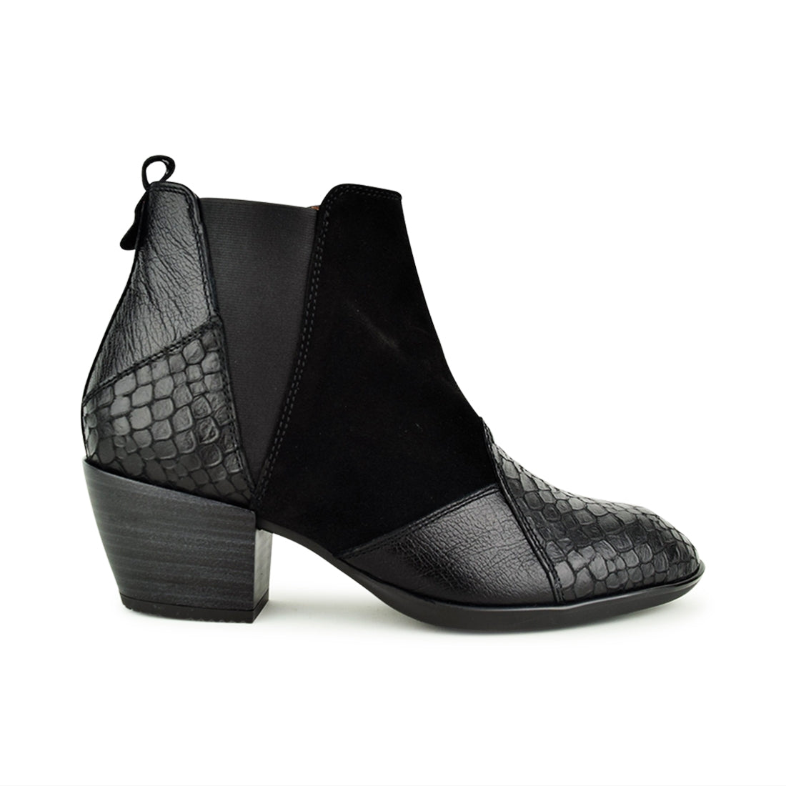 hispanitas black ankle boots