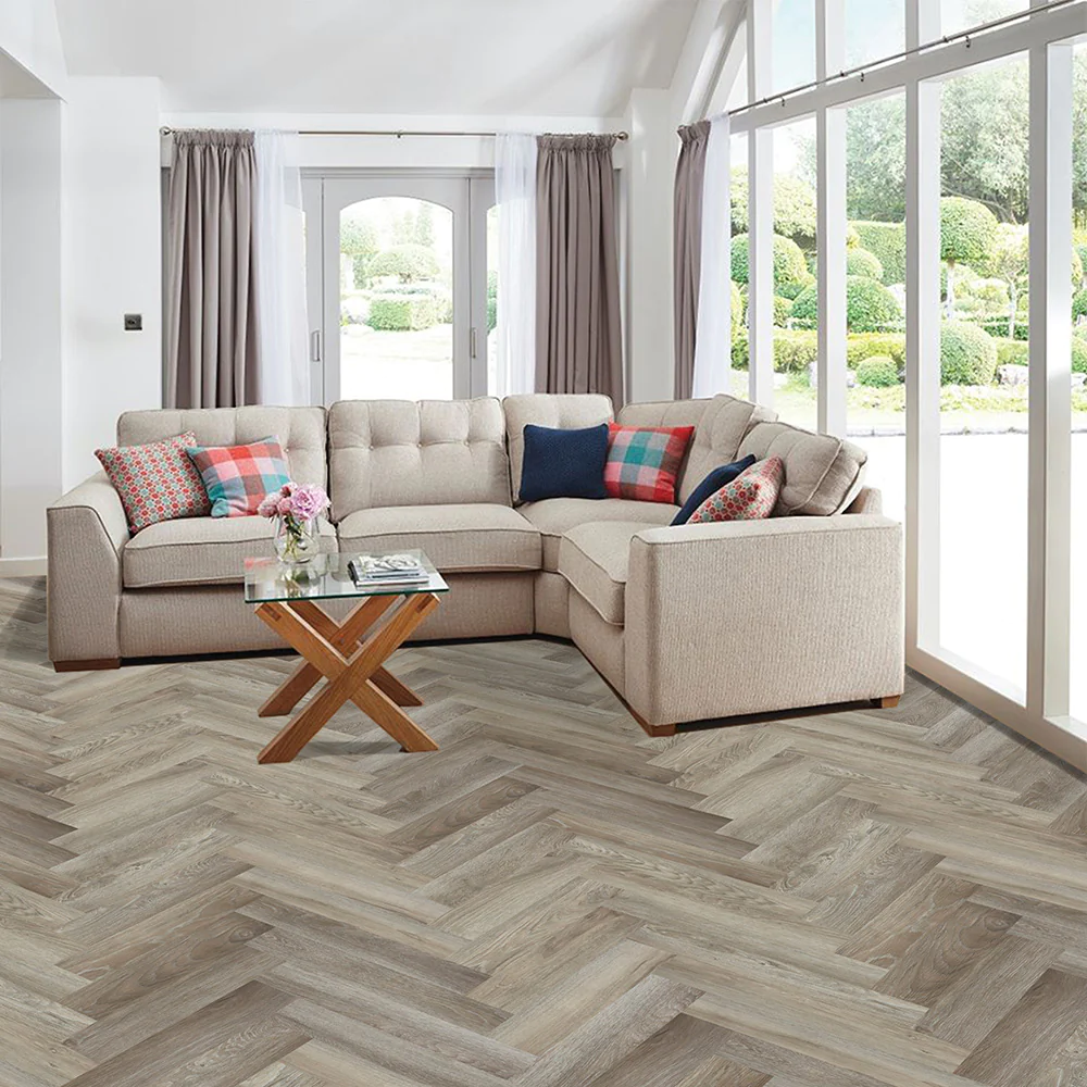 Lusso Portofino Rigid Core Herringbone Treated Birch