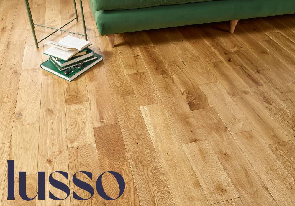 Lusso Messina Smooth UV Lacquered Engineered Oak 120mm