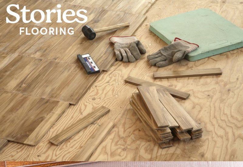 Prepare subfloor before installing hardwood flooring