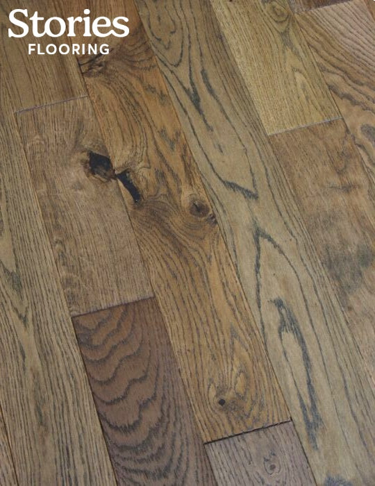 Smoked Finished Solid Wood Flooring