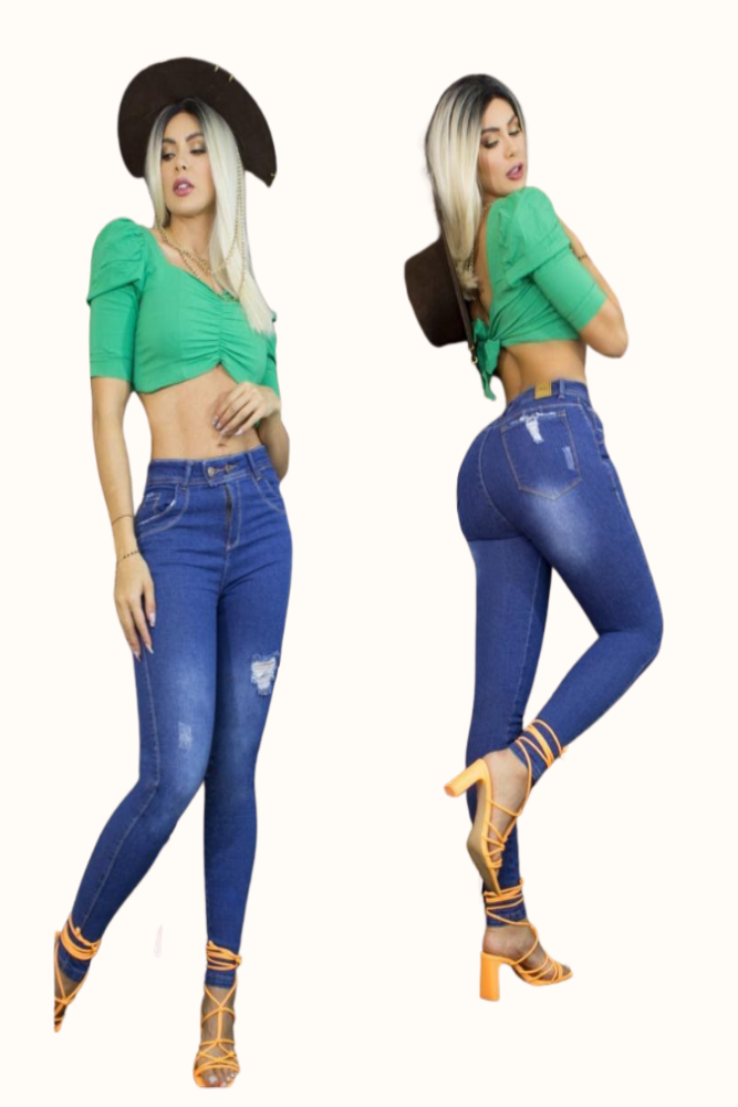 Putumayo High-waist Butt Lifting Jeans Pantalones Colombianos