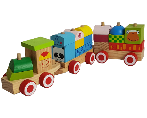 argos train set wooden