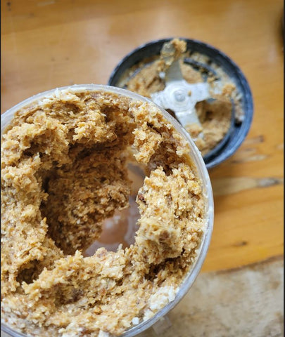 Paste like mixture blended