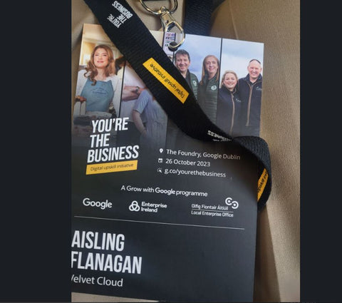 Aisling Flanagan Velvet Cloud Google Your The Business Badge