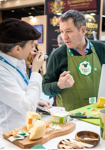 Michael at Salon du Fromage