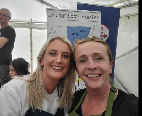 Chef and Author Sarah Butler and Aisling Velvet Cloud