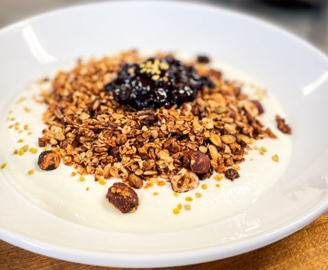 Homemade Granola With Live Velvet Cloud as seen in the Sunday Times