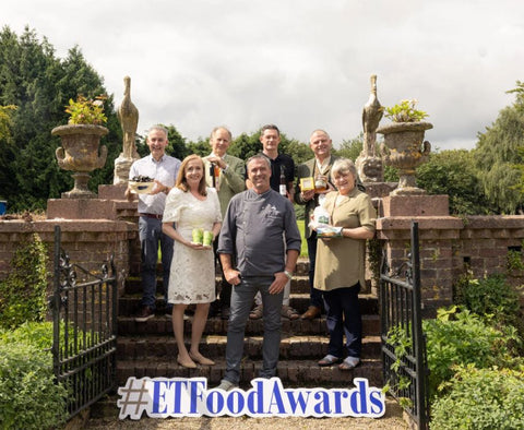 Winners Eurotoque Food Awards 2023 with Kevin Dundon Dunbrody House