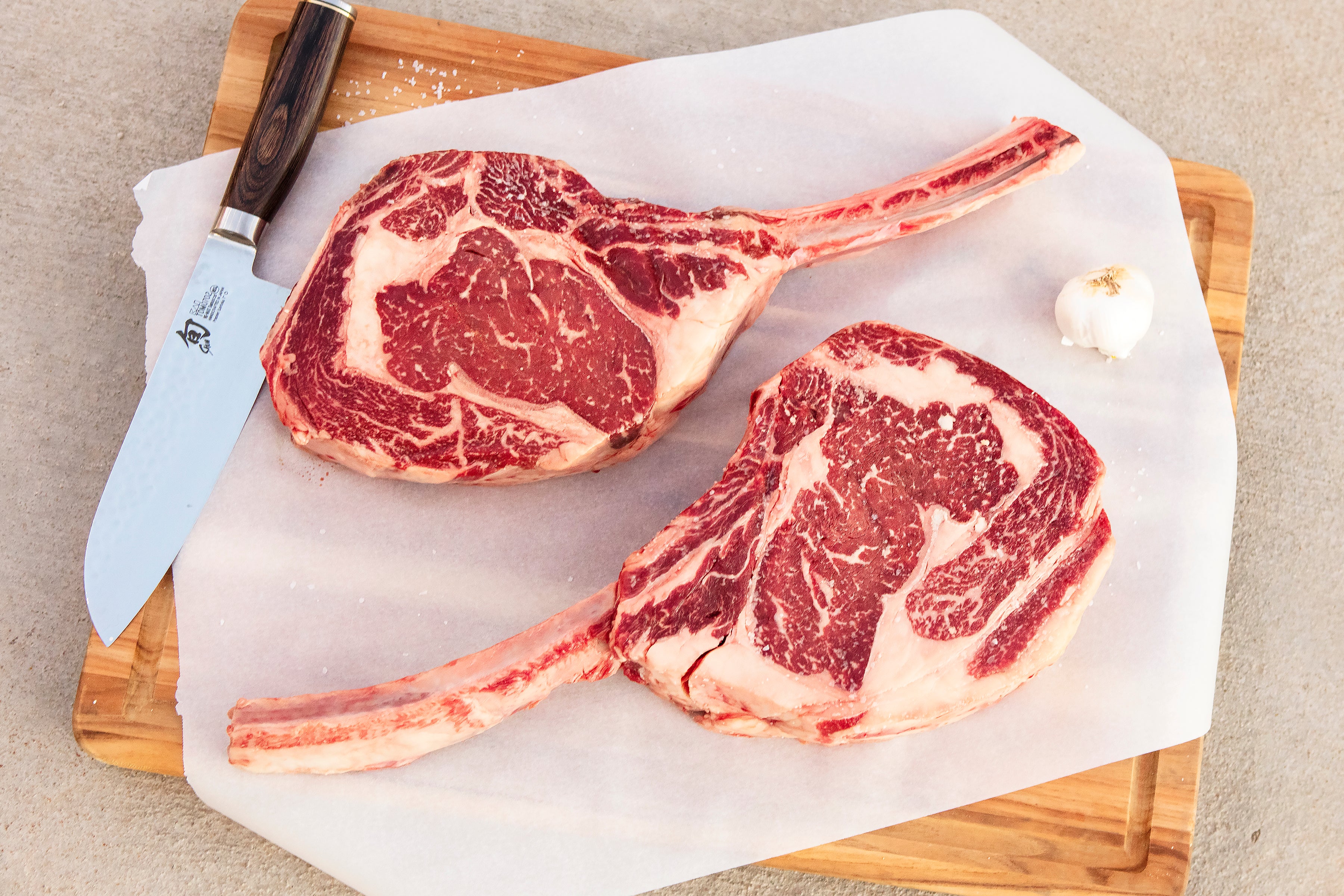 American Wagyu Tomahawk Steak Cross Creek Ranch Premium Meats Cross Creek Ranch Premium Meats 