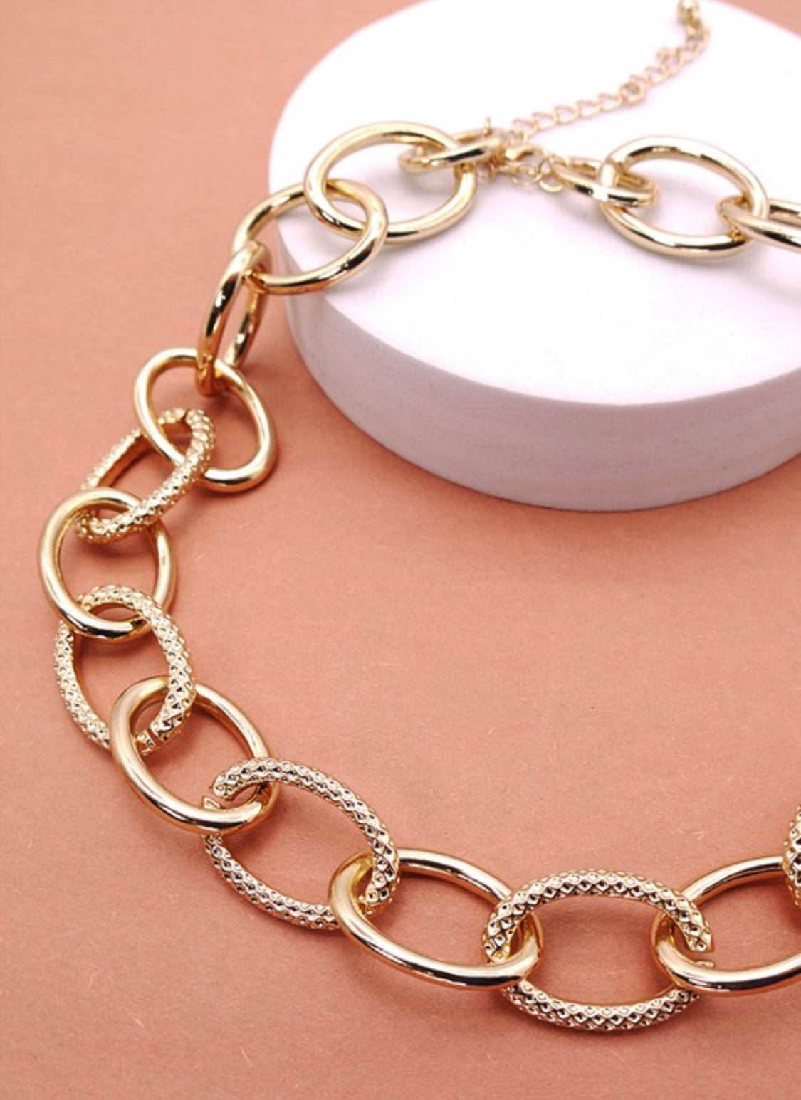Gold Large Chain Necklace