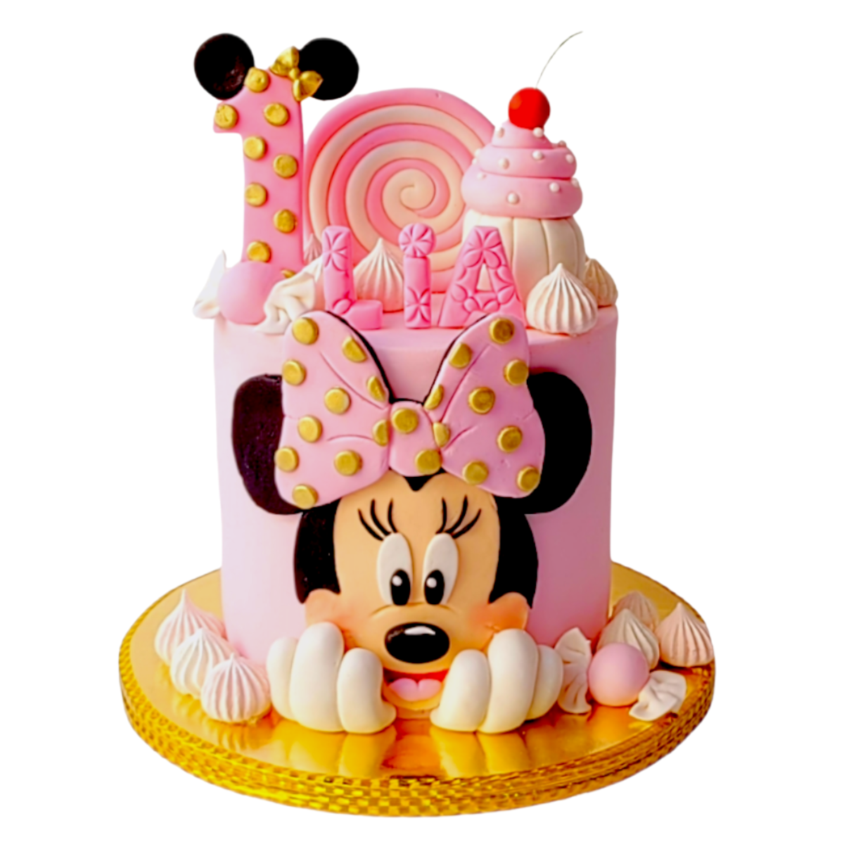 Minnie Mouse First Birthday cake