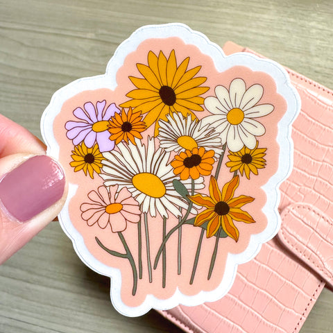 Vinyl Flowers Stickers Pack B – Papergame