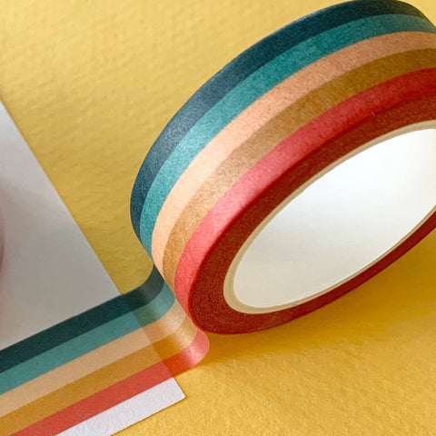 Cute Moon Washi Tape for Journaling, Planner Tape, Rainbow Moon Phase Washi  Tape Colorful Black or Pink Washi Tape, Color Oasis Hawaii 