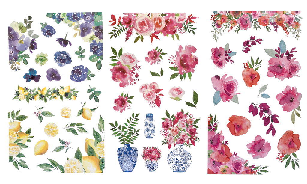 Download Floral Blossoms Sticker Book Live Love Posh