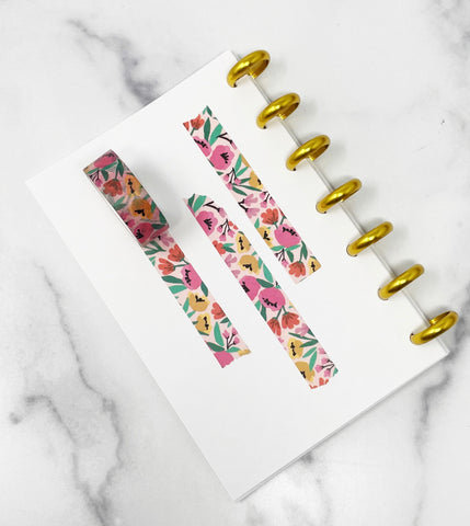 GLITTERED FLORAL GARDEN WASHI TAPE – Live Love Posh