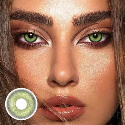 【U.S WAREHOUSE】Love Story Green Endorphin Colored Contact Lenses