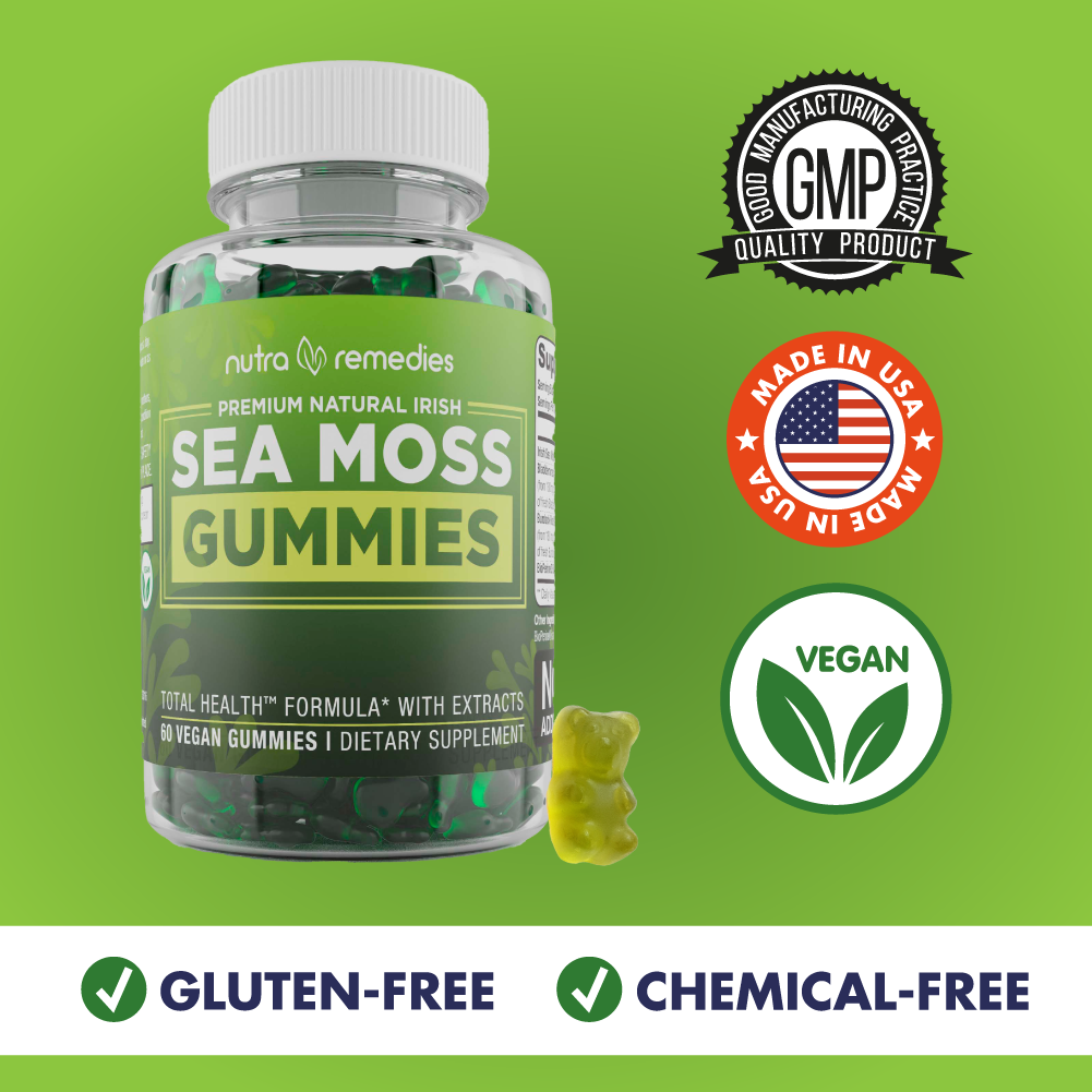 Sea Moss Gummies: A Super Tasty Superfood | Nutra Remedies | Sea Moss ...