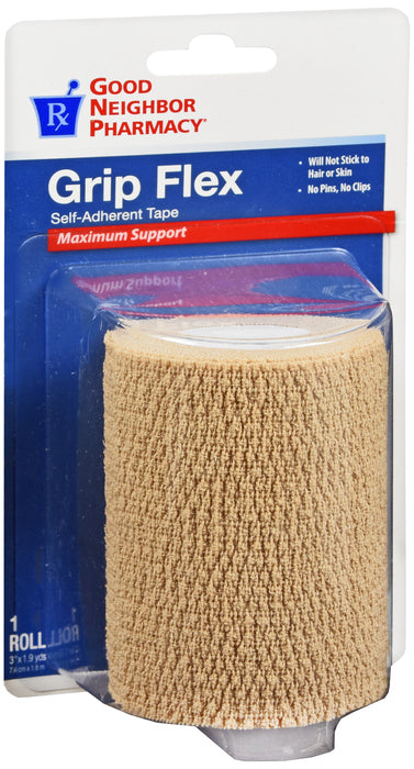 GNP Grip Flex Self-Adherent Tape Maximum Strength, 1 Roll 3" x 1.9Yds