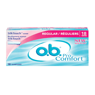 middag rib Darts O.B. Pro Comfort Regular Tampons-18 CT | Silver Rod Pharmacy