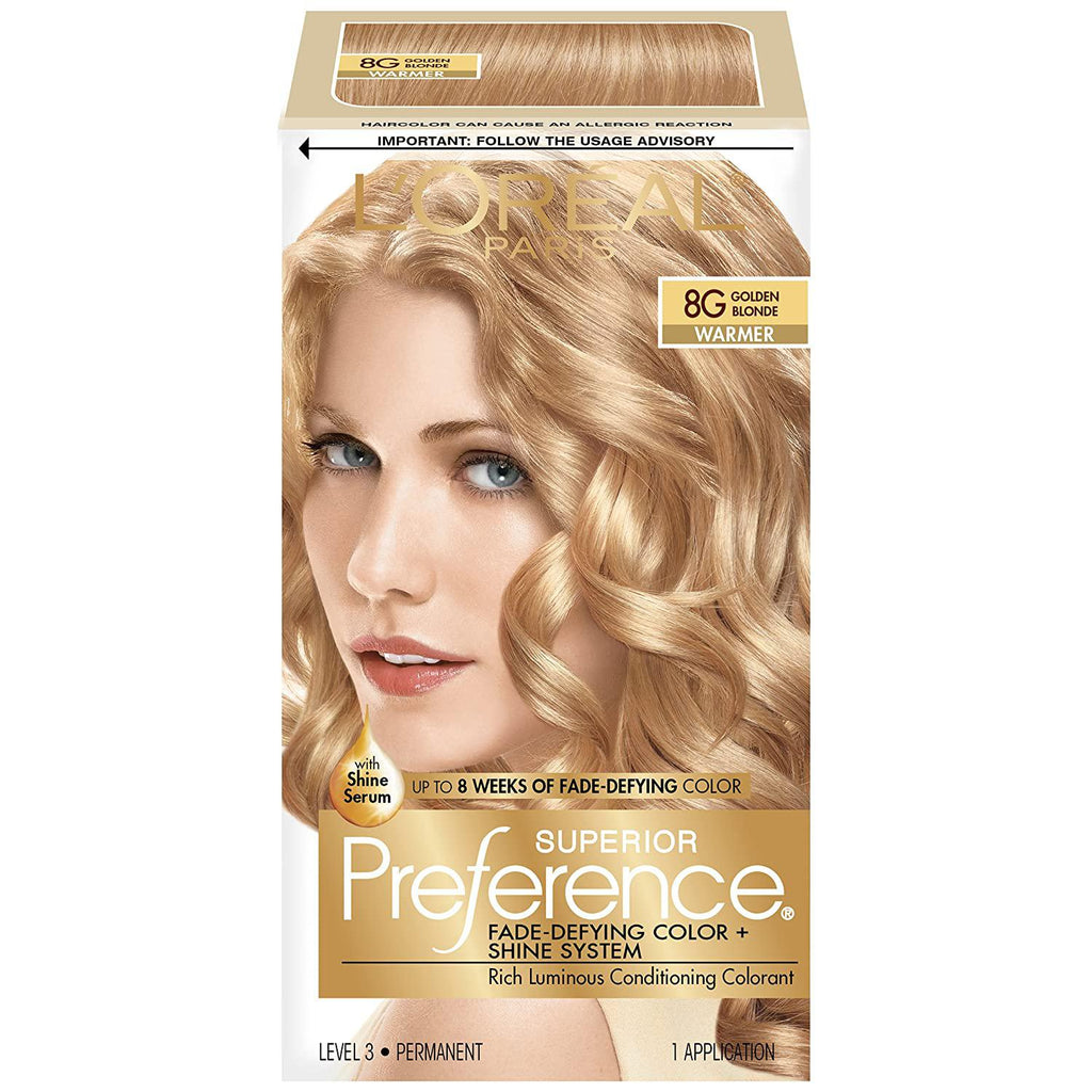 L'Oreal Superior Preference - 8G Golden Blonde (Warmer), 1 COUNT ...