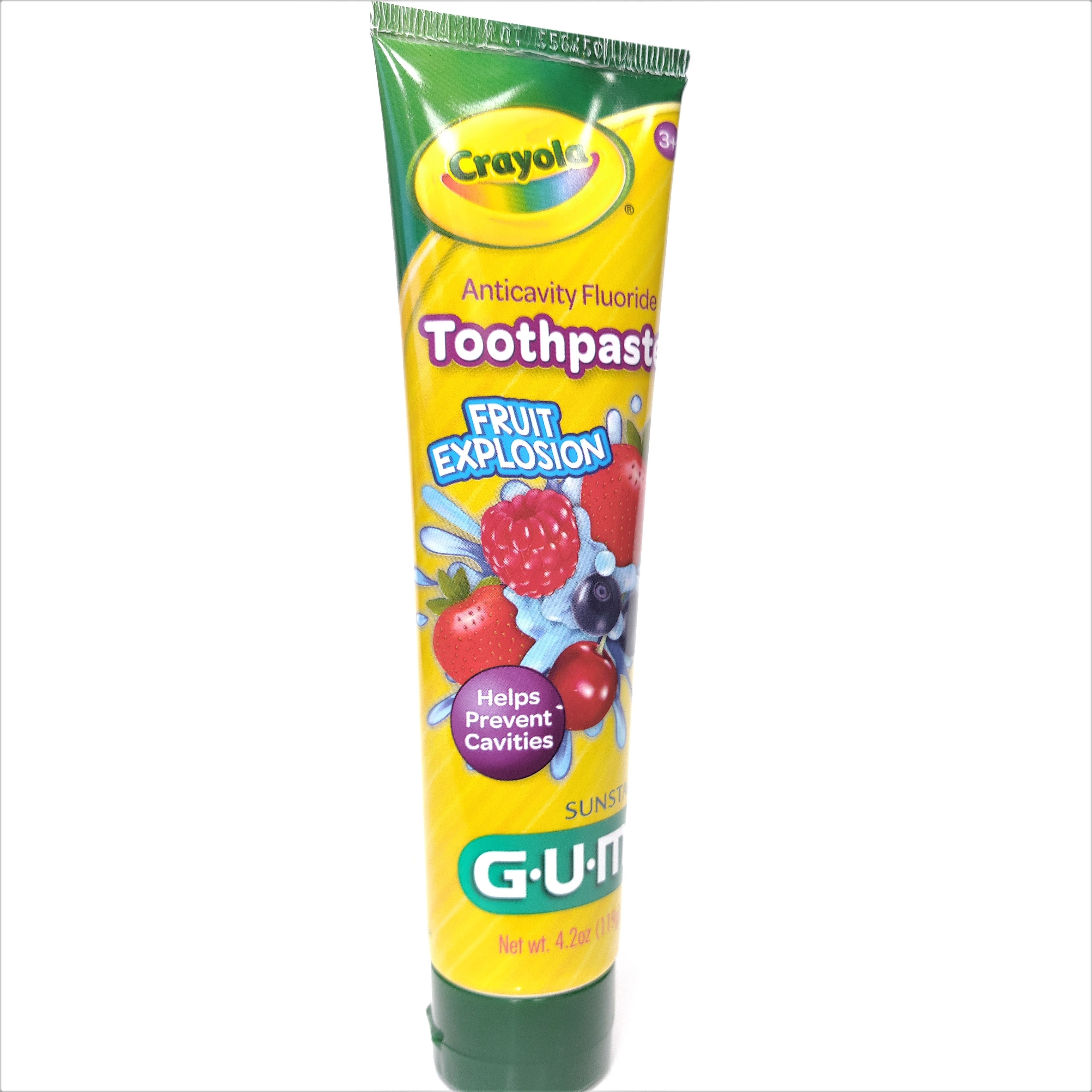 crayola fruit explosion toothpaste