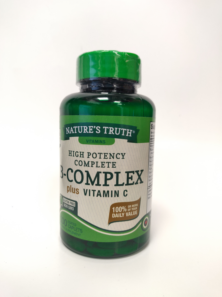 Natures Truth High Potency Complete B Complex Plus Vitamin C 100 Ca