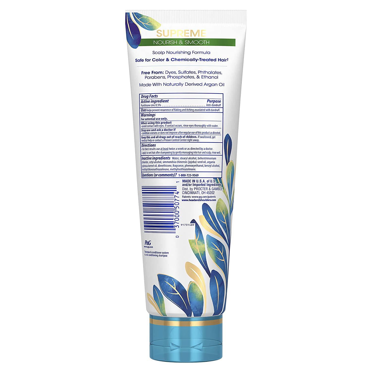 Head and Shoulders Supreme Nourish & Smooth Hair & Scalp Conditioner