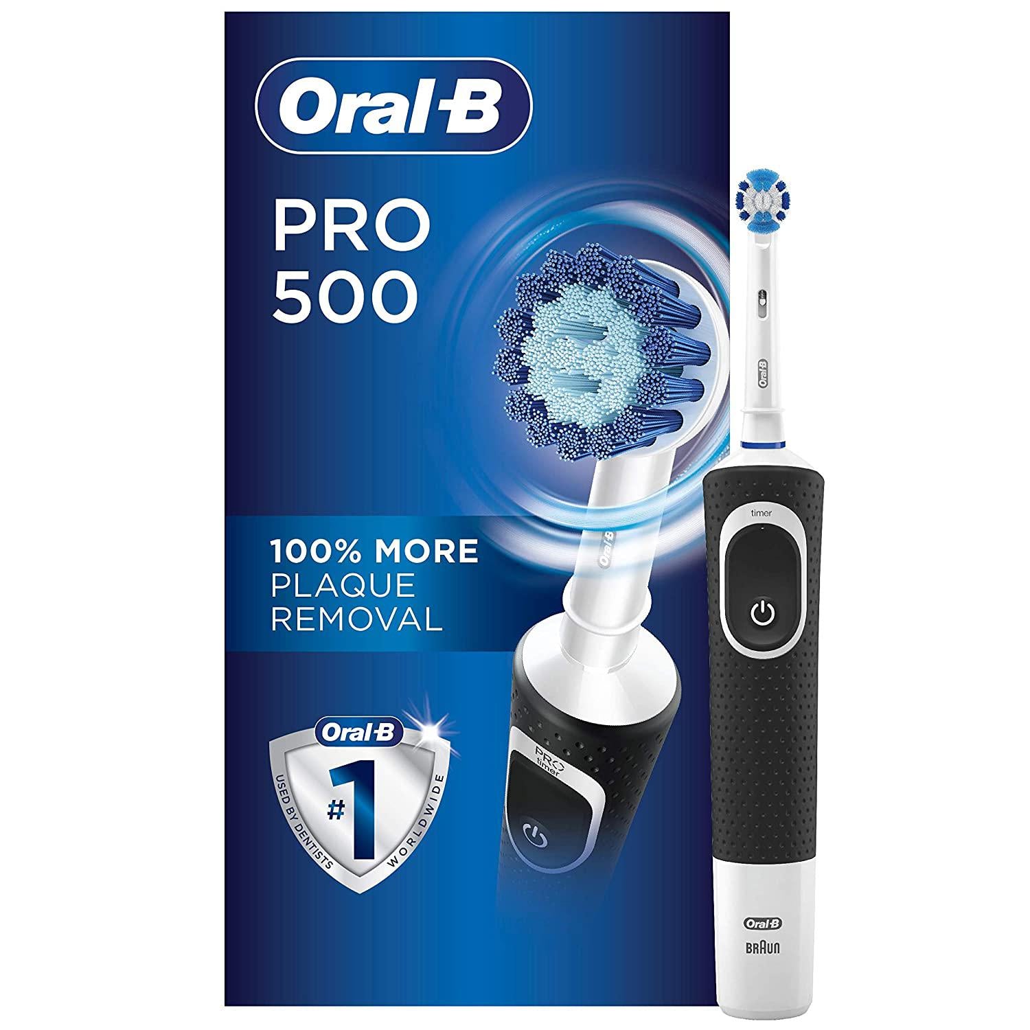 plein Van toepassing zijn Grafiek Oral-B Pro 500 Electric Power Rechargeable Toothbrush | Silver Rod Pharmacy