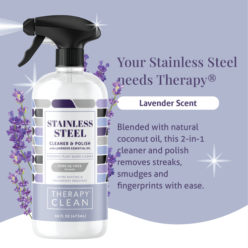 Therapy Clean - 16 oz. Stainless Steel Cleaner & Polish