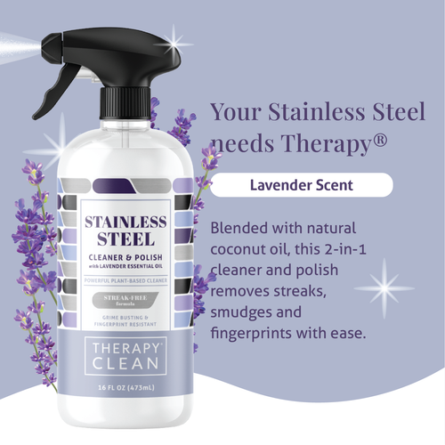 Therapy Clean Stainless Steel Cleaner & Polish - 16 Fl Oz : Target