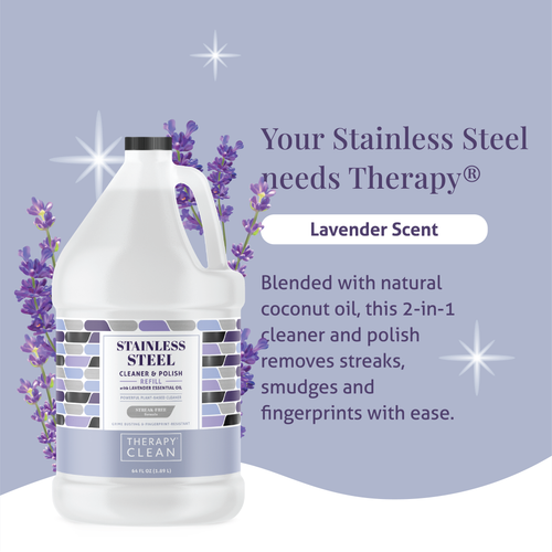 Therapy Clean Stainless Steel Cleaner & Polish - 16 Fl Oz : Target