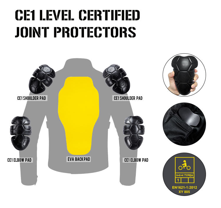 IRONJIAS Breathable CE Protective Motorcycle Jacket | D-213