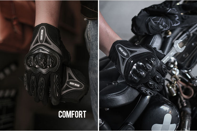 IRONJIAS Summer Motorcycle Breathable Protective Gloves