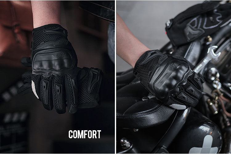 IRONJIAS Summer Breathable Mesh Motorcycle Protective Gloves