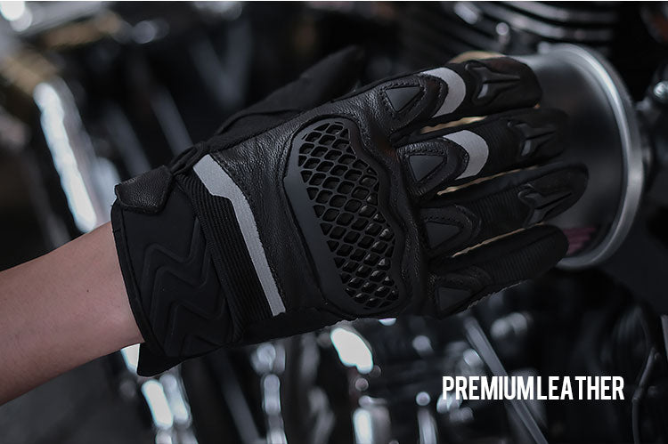 IRONJIAS Summer Mesh Breathable Motorcycle Protective Gloves