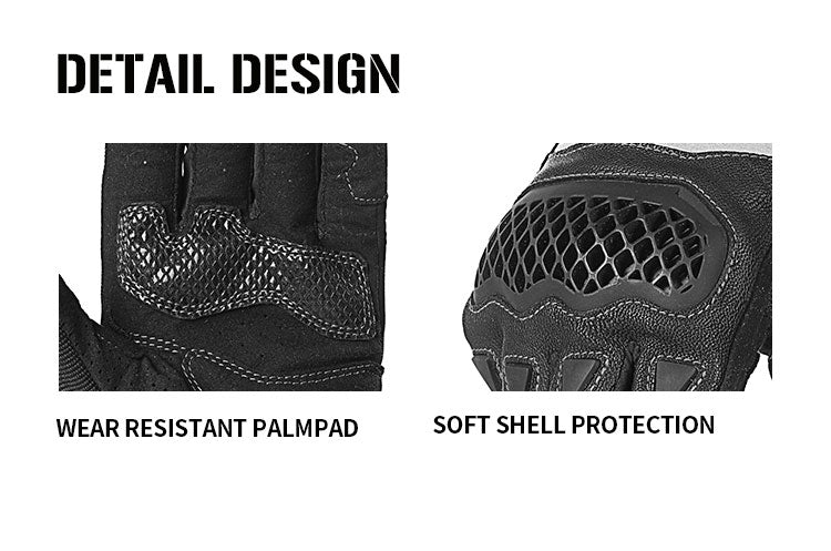 IRONJIAS Summer Mesh Breathable Motorcycle Protective Gloves