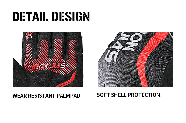 IRONJIAS Summer Mesh Motorcycle Breathable Protective Gloves