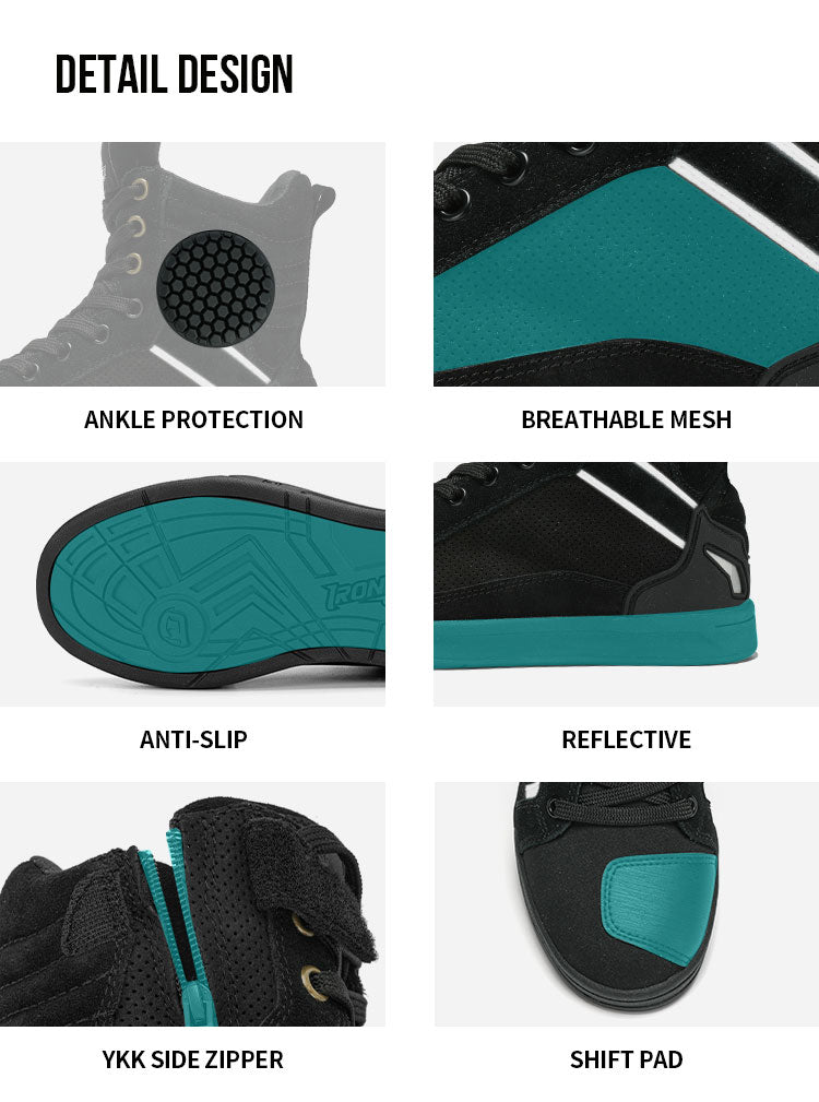 Breathable Protective Motorcycle Boots