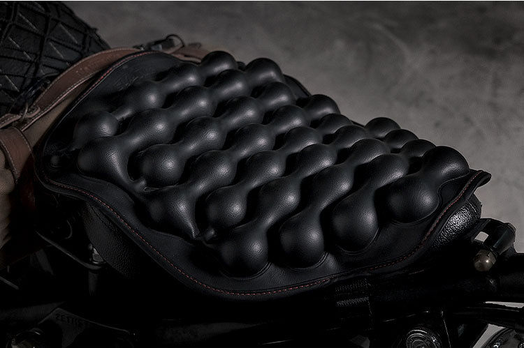 IRONJIAS PU Waterproof Shock-absorbing Motorcycle Seat Cushion