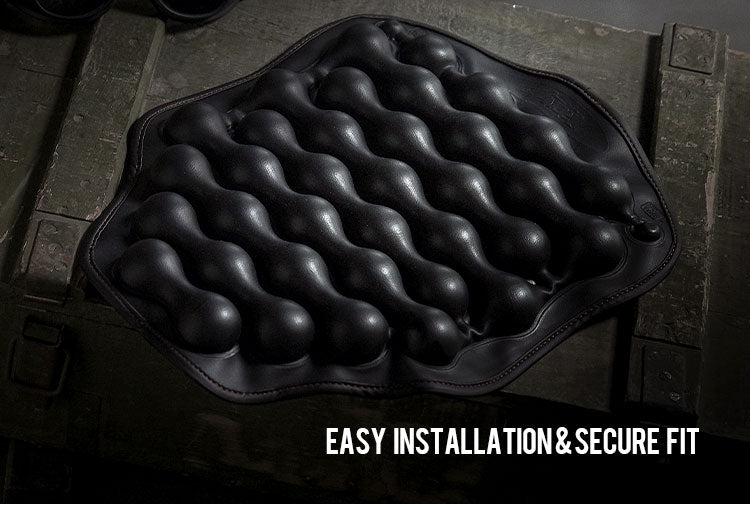 IRONJIAS PU Waterproof Shock-absorbing Motorcycle Seat Cushion