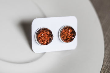 Single Earrings - Burnt Orange